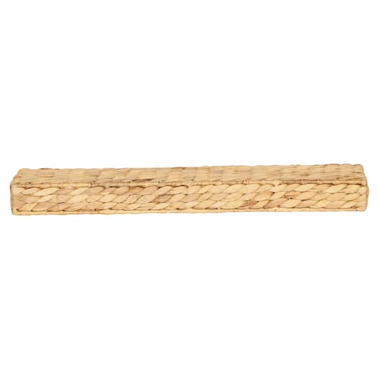 Hello Honey® 23.5" Handwoven Water Hyacinth Wall Shelf
